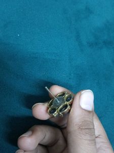 AD Flower Stud Earrings
