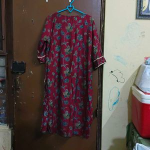Elegant Maroon Kurta Set with Dupatta