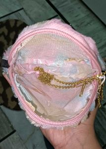 Cute Fuzzy Butterfly Pouch