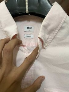 Men's Pink Button-Down Shirt uniq