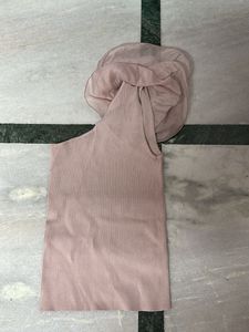 UNIQUE ZARA One-Shoulder Top with Rose Detail