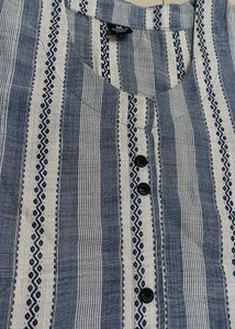 Striped Cotton Kurta