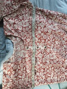 Dusty Rose🌸 Printed Kurta with pant