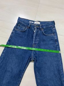 MANGO Pure Cotton Wide Leg High-Raise