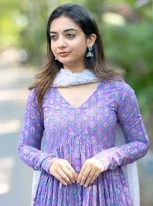 Beautiful Lavender Kurta Set with Pants