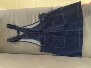 Denim Pinafore Dress
