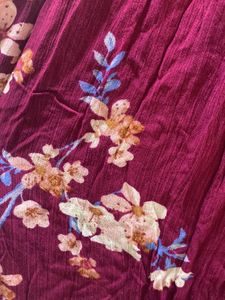 Long Dark Pink Gown