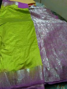 Beautiful Silk Saree with Ready Blouse
