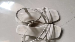 White Strappy Sandals