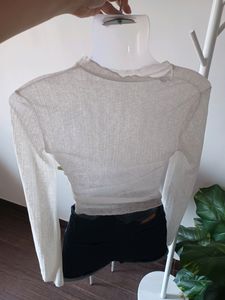 Whimsical Bell Sleeves Top Mesh