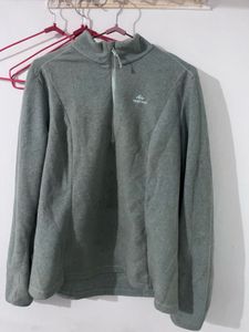Cozy Grey Quarter Zip Pullover
