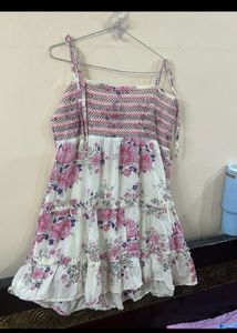Floral Print Tiered Sundress