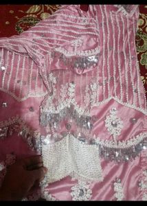 Pink Embellished Lehenga Choli Set