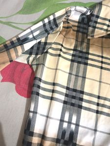 💛Women Checked Dress