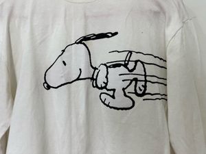 Snoopy Graphic Long Sleeve Cropped Top