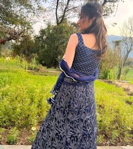Elegant Blue Lehenga Choli Set