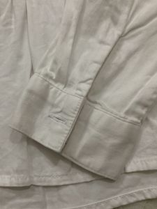 Elegant White Pleated Collar Blouse