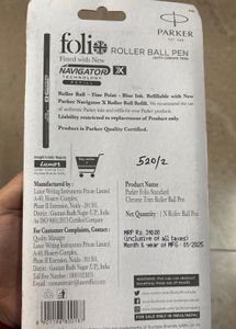 Parker Roller Ball Pen - Refillable