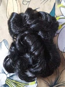 Black Hair Bun Extension