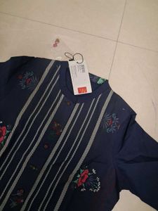 Elegant Blue Printed Kurta Set