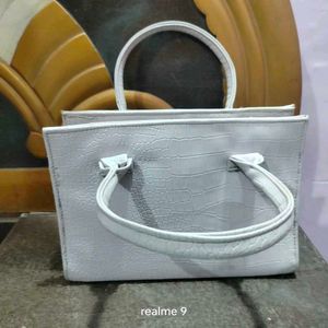 Chic levender Croc-Embossed Handbag