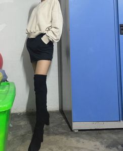Thigh High Boots - Black