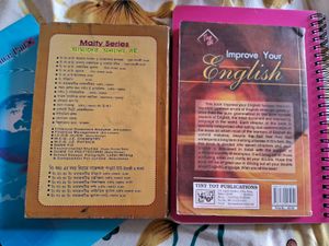 Notebooks, paperweight &amp; English Study Books