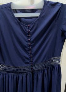 Elegant Navy Blue Ethnic kurta