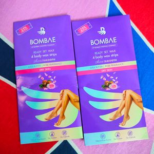 BOMBAE Wax Strips Pack Of 2 (Total 4 Strip)