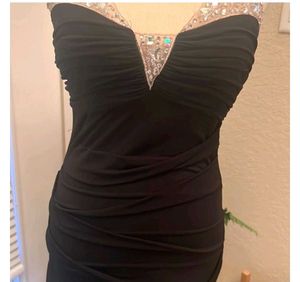 Rhinestone Black Dress + Beach Outfits Combo