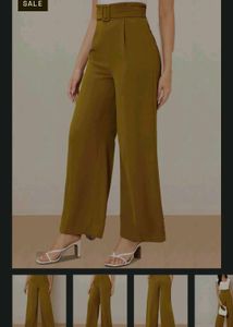High-Waisted Wide-Leg Pants