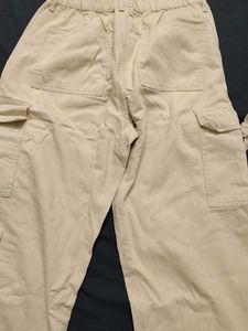 Stylish Beige Cargo Pants