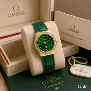 Omega Constellation Green Dial Watch
