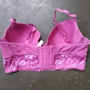 Pink Lace Bra &amp; Panty Set