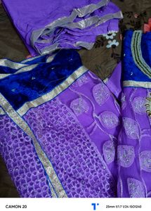 Fresh Purple Unstiched Suit