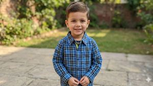 Stylish Blue Plaid Shirt for Boys