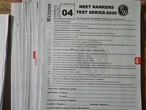 NTA NEET 2026 Rankers Test Series Solutions