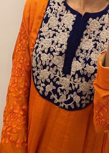 Salwar In Orange / Kurti / Anarkali