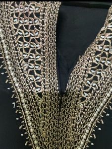 Black Color W Kurta For Ladies