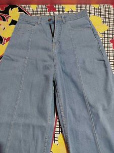 Light Wash Wide Leg Jeans