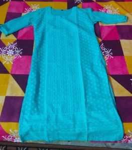 Chikan embroidery kurta