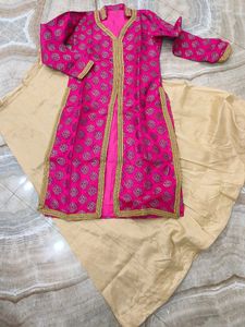 Banarasi Open Kurti With Lehnga