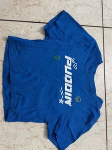 Blue Graphic Print T-Shirt