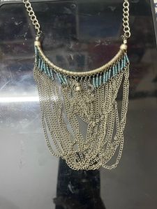 Bohemian Layered Chain Necklace