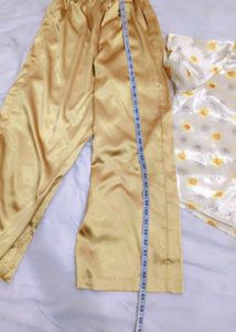 Satin Floral Pajama Set