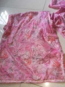 Pink Floral Lehenga Choli Set