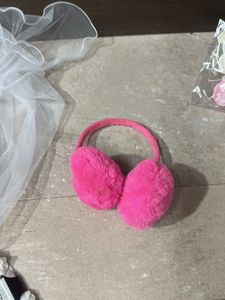 Bridal Veil and Pink Earmuffs