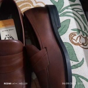 VIBE WALK Brown Genuine Leather Loaf