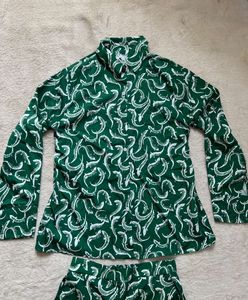 Green Printed Co-ord Set
