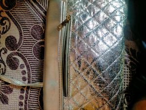 Party Ware Hand Bag With Stones